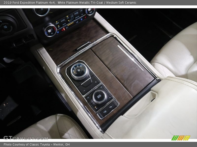 White Platinum Metallic Tri-Coat / Medium Soft Ceramic 2019 Ford Expedition Platinum 4x4