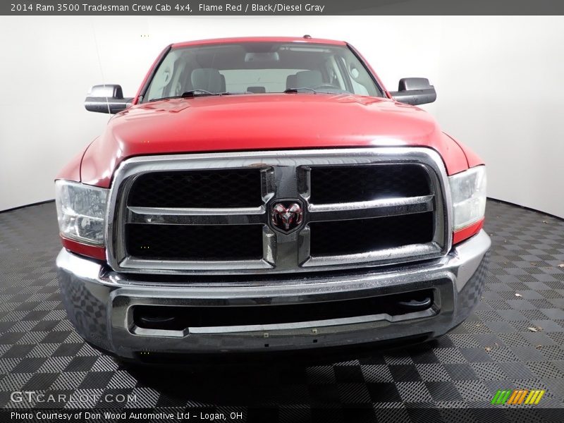 Flame Red / Black/Diesel Gray 2014 Ram 3500 Tradesman Crew Cab 4x4