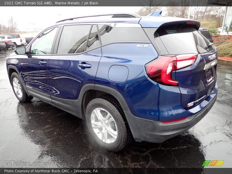 Marine Metallic / Jet Black 2022 GMC Terrain SLE AWD