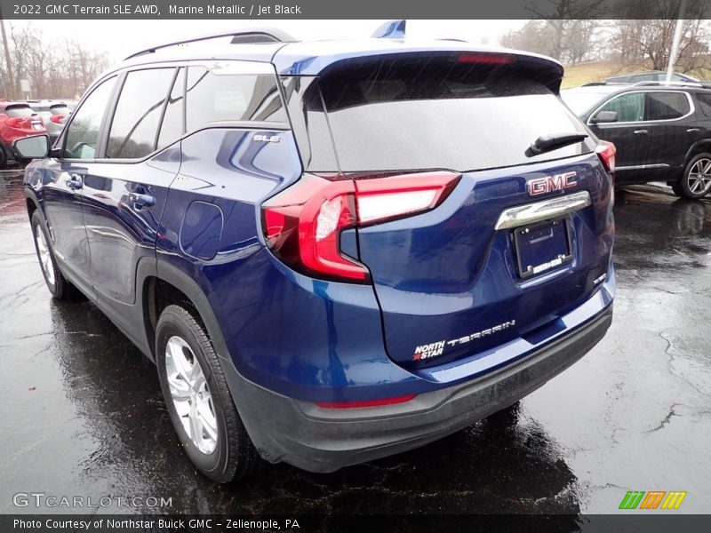 Marine Metallic / Jet Black 2022 GMC Terrain SLE AWD
