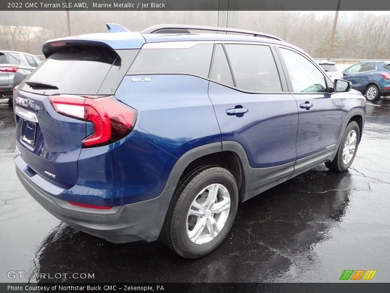 Marine Metallic / Jet Black 2022 GMC Terrain SLE AWD