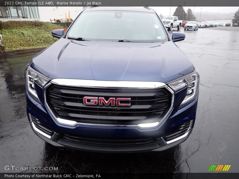 Marine Metallic / Jet Black 2022 GMC Terrain SLE AWD
