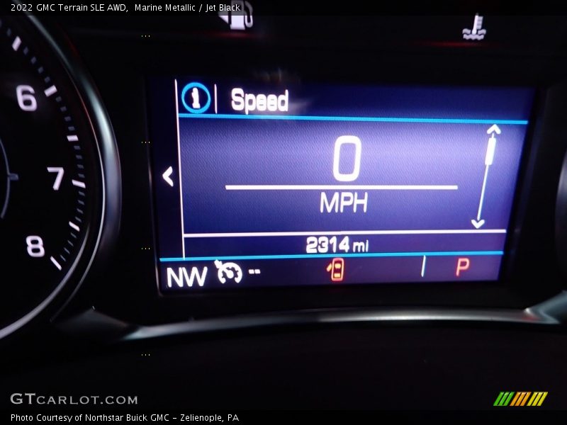 Marine Metallic / Jet Black 2022 GMC Terrain SLE AWD