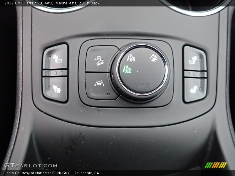 Controls of 2022 Terrain SLE AWD