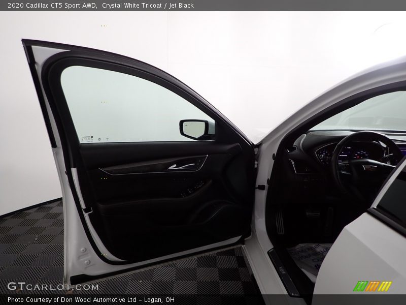 Crystal White Tricoat / Jet Black 2020 Cadillac CT5 Sport AWD