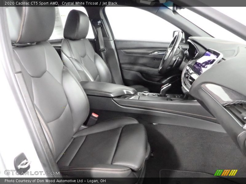 Crystal White Tricoat / Jet Black 2020 Cadillac CT5 Sport AWD
