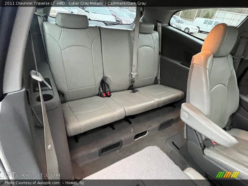 Cyber Gray Metallic / Cashmere/Dark Gray 2011 Chevrolet Traverse LT AWD
