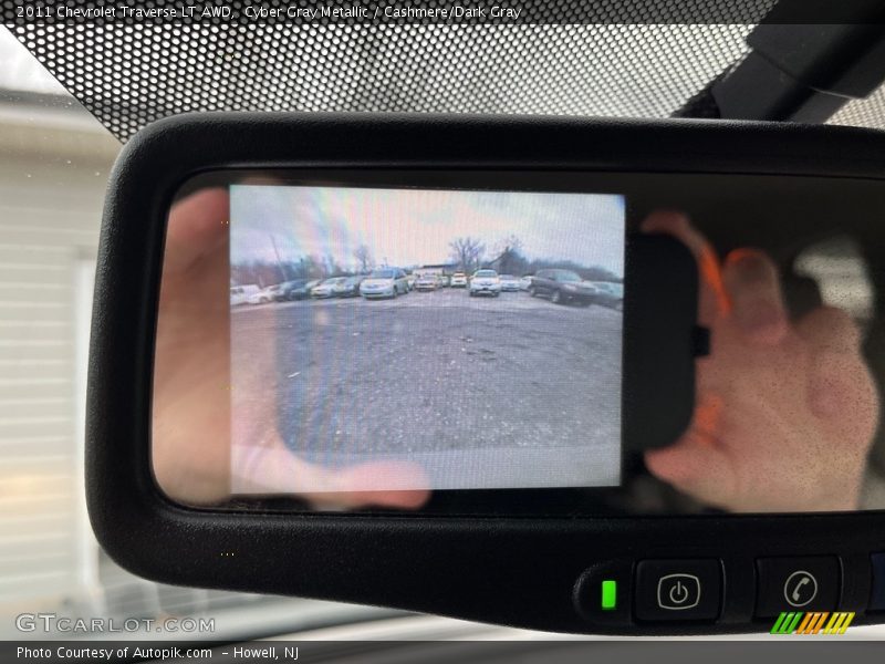Cyber Gray Metallic / Cashmere/Dark Gray 2011 Chevrolet Traverse LT AWD