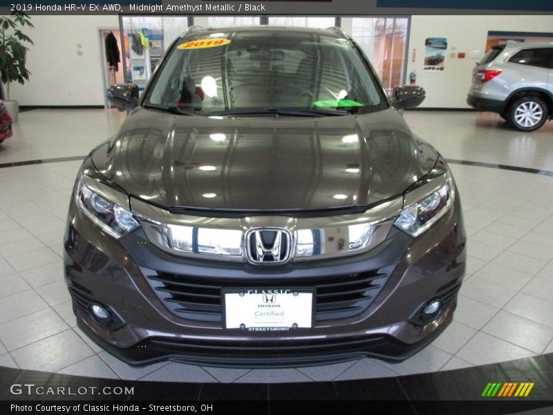 Midnight Amethyst Metallic / Black 2019 Honda HR-V EX AWD