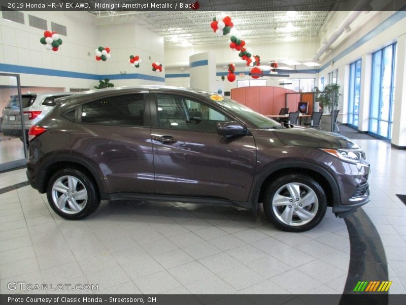 Midnight Amethyst Metallic / Black 2019 Honda HR-V EX AWD