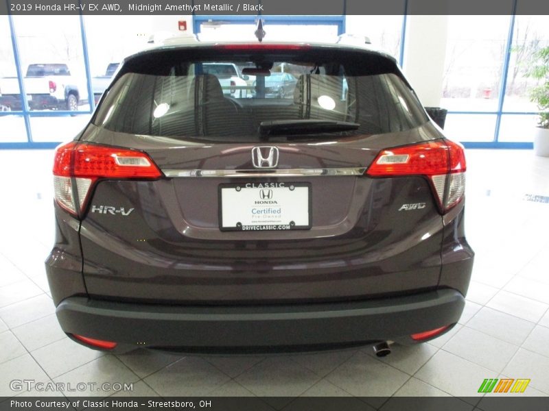 Midnight Amethyst Metallic / Black 2019 Honda HR-V EX AWD