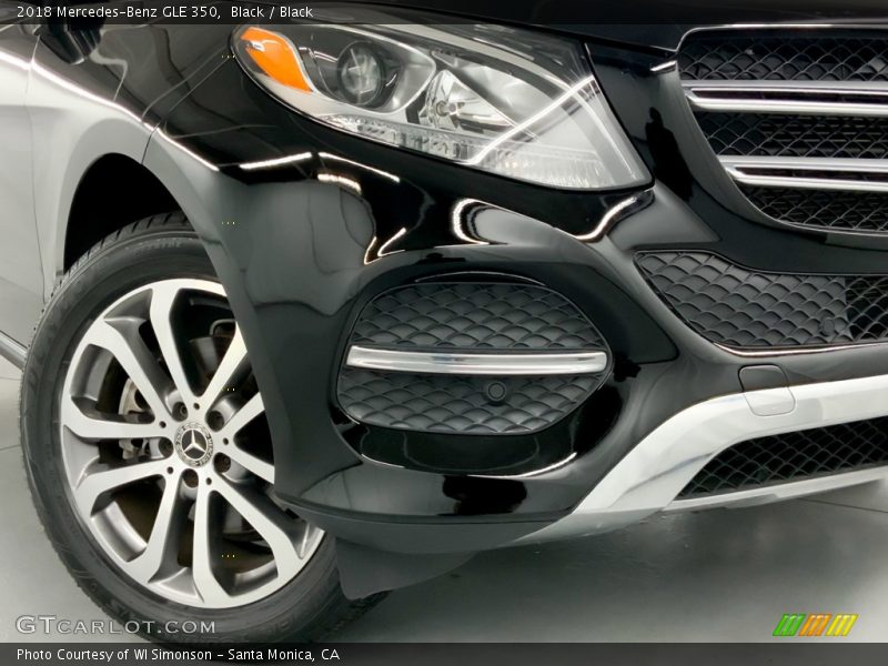 Black / Black 2018 Mercedes-Benz GLE 350