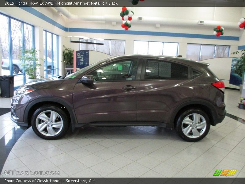 Midnight Amethyst Metallic / Black 2019 Honda HR-V EX AWD