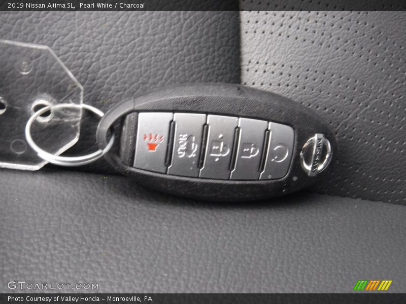 Pearl White / Charcoal 2019 Nissan Altima SL
