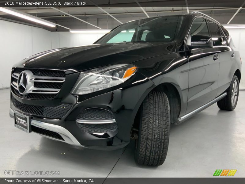 Black / Black 2018 Mercedes-Benz GLE 350