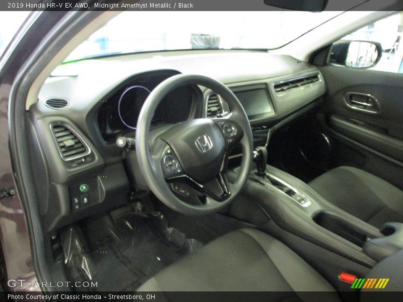 Midnight Amethyst Metallic / Black 2019 Honda HR-V EX AWD