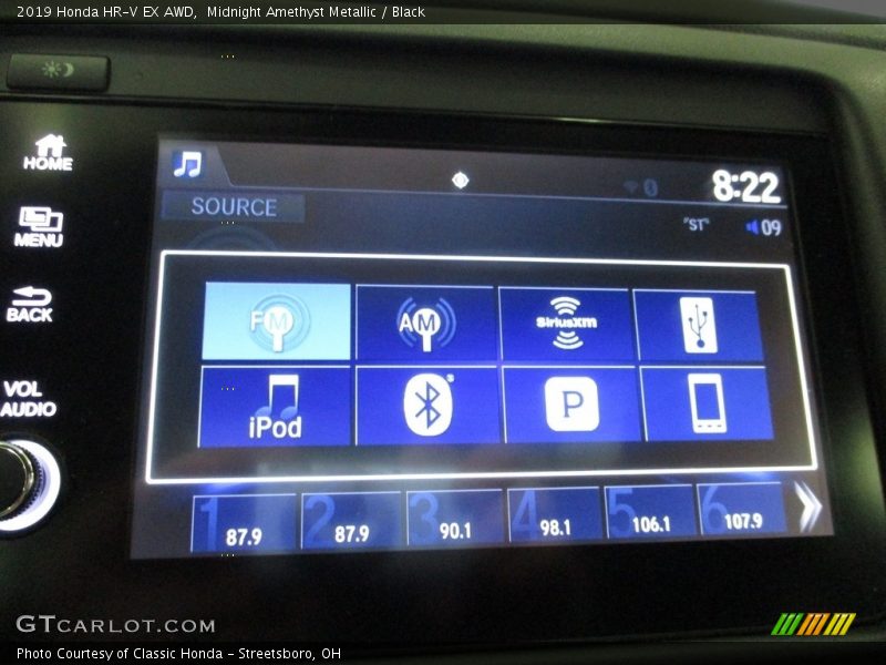 Midnight Amethyst Metallic / Black 2019 Honda HR-V EX AWD