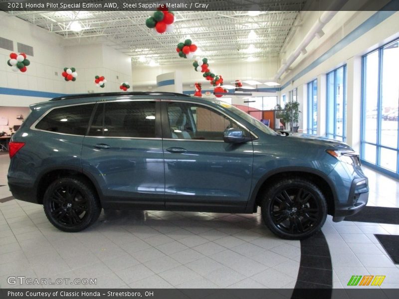 Steel Sapphire Metallic / Gray 2021 Honda Pilot Special Edition AWD
