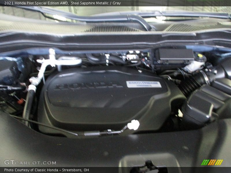 Steel Sapphire Metallic / Gray 2021 Honda Pilot Special Edition AWD