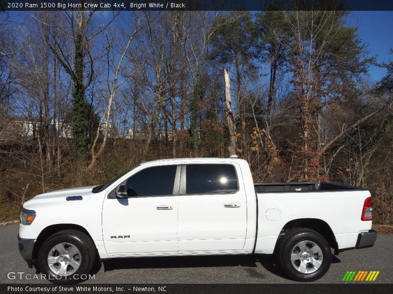 Bright White / Black 2020 Ram 1500 Big Horn Crew Cab 4x4