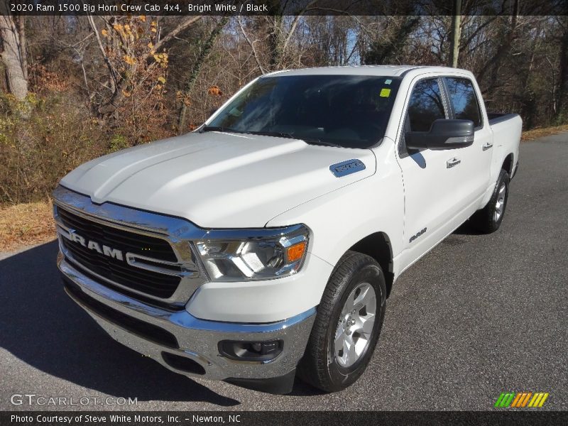 Bright White / Black 2020 Ram 1500 Big Horn Crew Cab 4x4