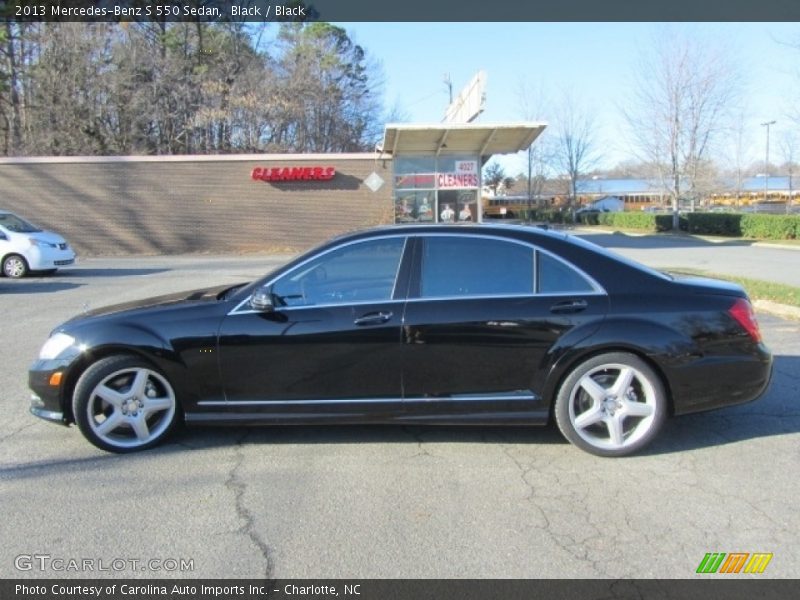 Black / Black 2013 Mercedes-Benz S 550 Sedan