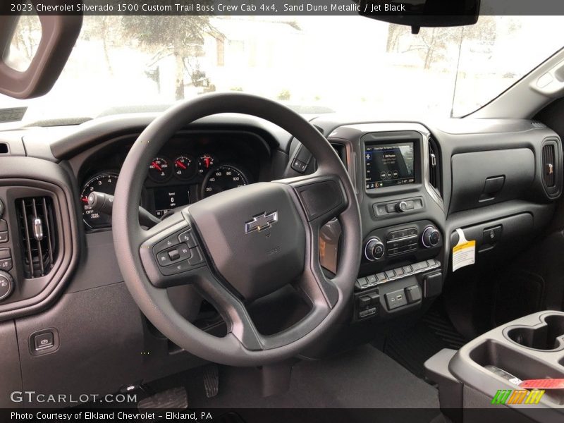 Dashboard of 2023 Silverado 1500 Custom Trail Boss Crew Cab 4x4