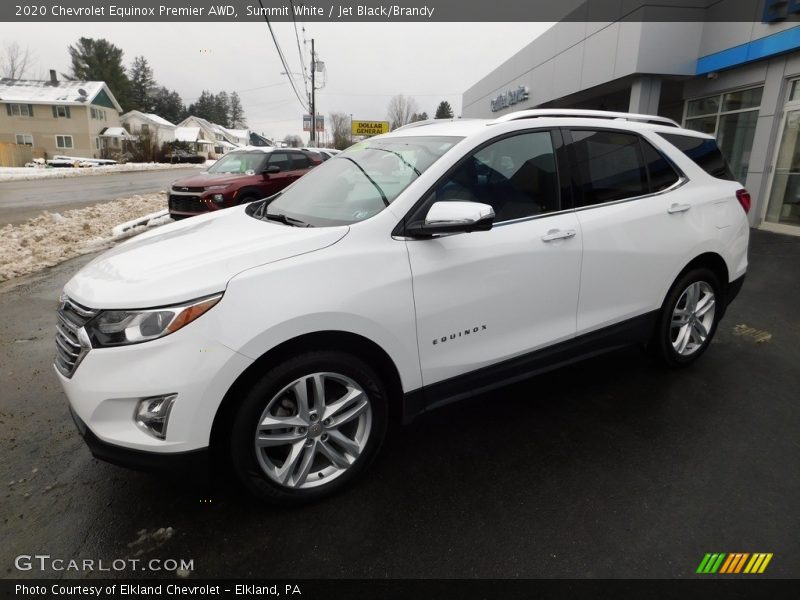 Summit White / Jet Black/Brandy 2020 Chevrolet Equinox Premier AWD