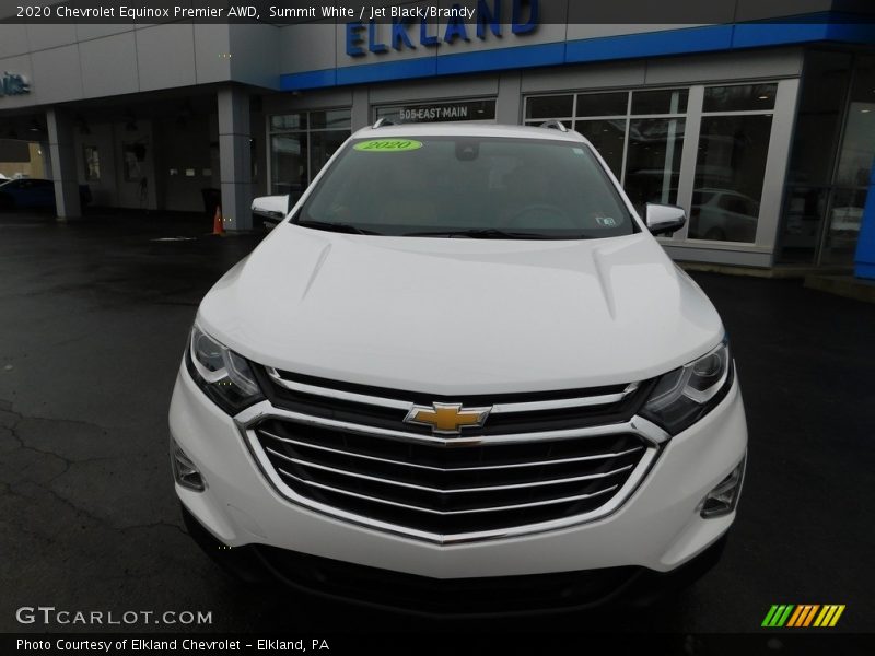 Summit White / Jet Black/Brandy 2020 Chevrolet Equinox Premier AWD