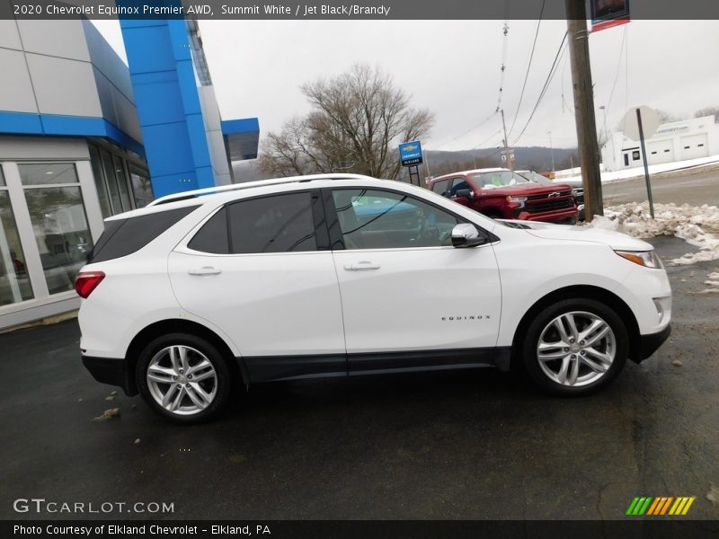 Summit White / Jet Black/Brandy 2020 Chevrolet Equinox Premier AWD