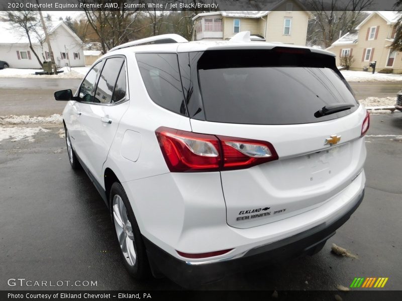 Summit White / Jet Black/Brandy 2020 Chevrolet Equinox Premier AWD