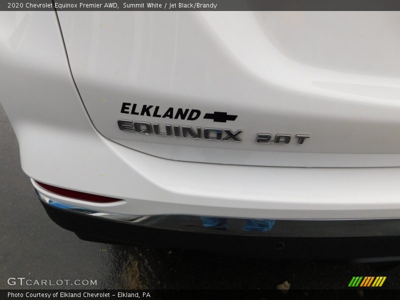 Summit White / Jet Black/Brandy 2020 Chevrolet Equinox Premier AWD
