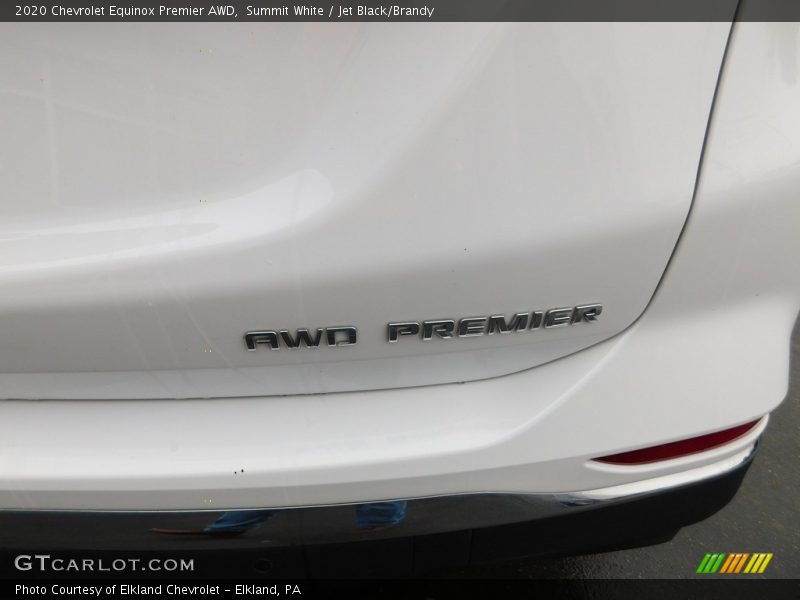 Summit White / Jet Black/Brandy 2020 Chevrolet Equinox Premier AWD