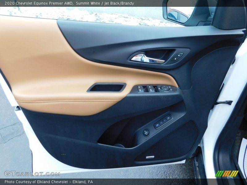 Summit White / Jet Black/Brandy 2020 Chevrolet Equinox Premier AWD