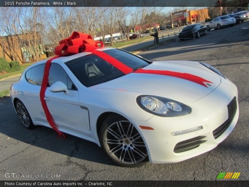 White / Black 2015 Porsche Panamera