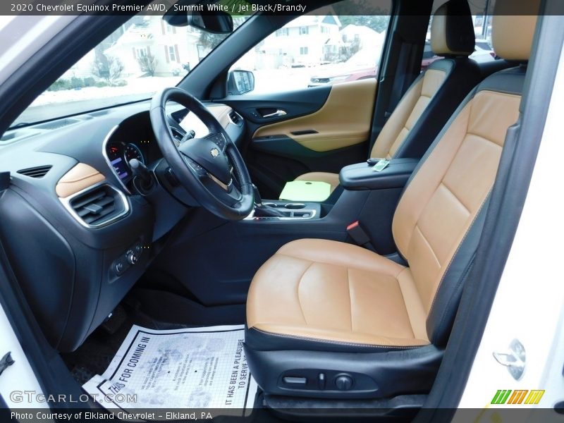 Summit White / Jet Black/Brandy 2020 Chevrolet Equinox Premier AWD