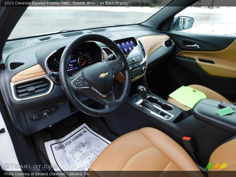 Summit White / Jet Black/Brandy 2020 Chevrolet Equinox Premier AWD