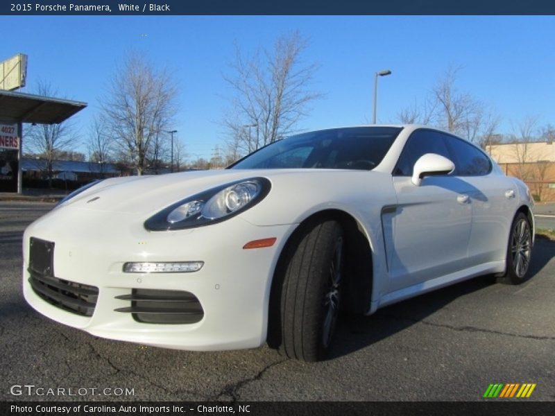 White / Black 2015 Porsche Panamera