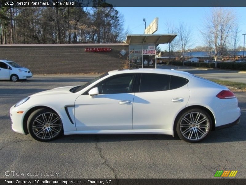 White / Black 2015 Porsche Panamera