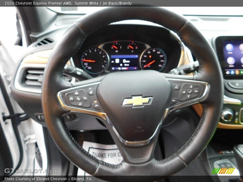 Summit White / Jet Black/Brandy 2020 Chevrolet Equinox Premier AWD