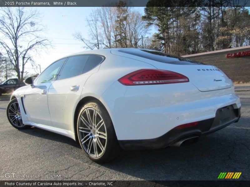 White / Black 2015 Porsche Panamera