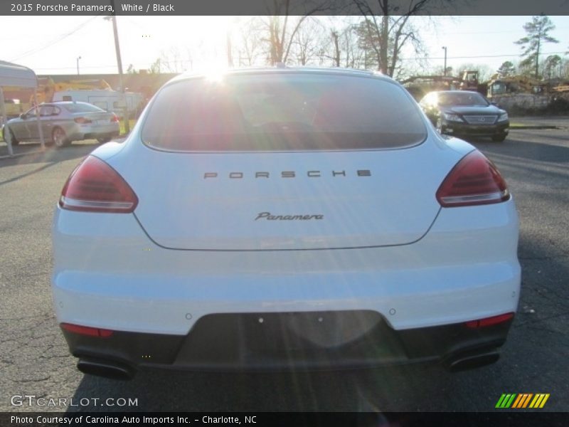 White / Black 2015 Porsche Panamera