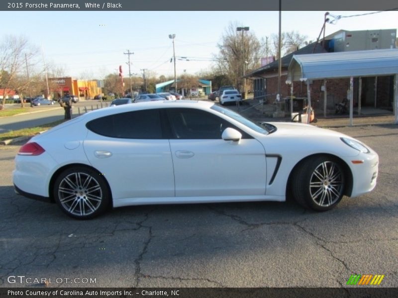 White / Black 2015 Porsche Panamera