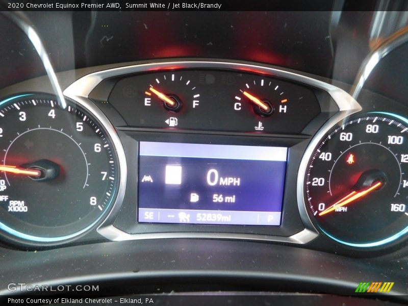 Summit White / Jet Black/Brandy 2020 Chevrolet Equinox Premier AWD