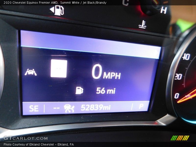 Summit White / Jet Black/Brandy 2020 Chevrolet Equinox Premier AWD