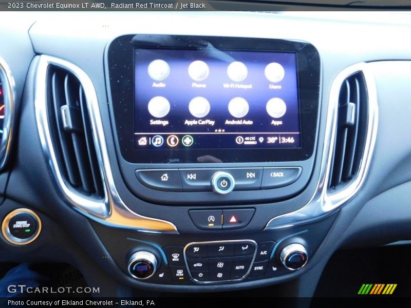 Controls of 2023 Equinox LT AWD