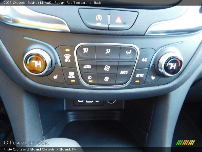 Controls of 2023 Equinox LT AWD