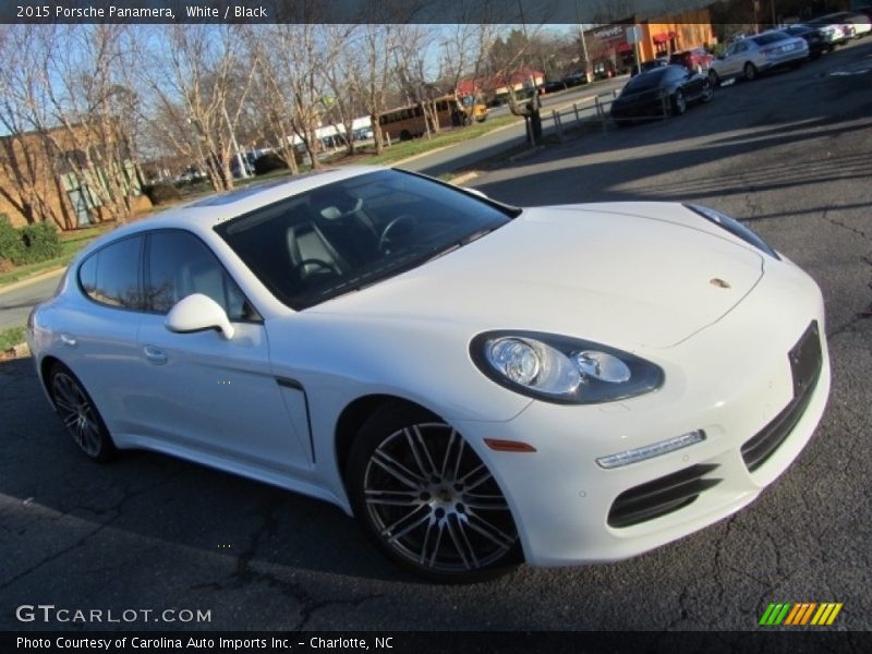 White / Black 2015 Porsche Panamera