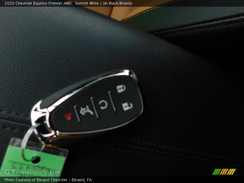 Summit White / Jet Black/Brandy 2020 Chevrolet Equinox Premier AWD