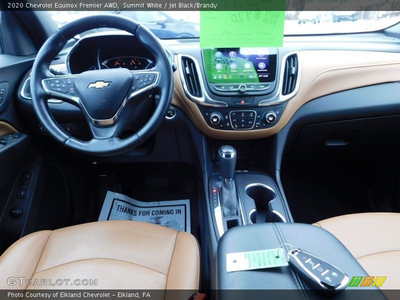 Summit White / Jet Black/Brandy 2020 Chevrolet Equinox Premier AWD